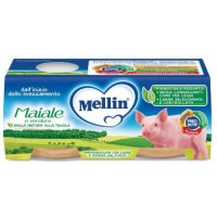 MELLIN OMOG MAIALE C/VERD2X80G