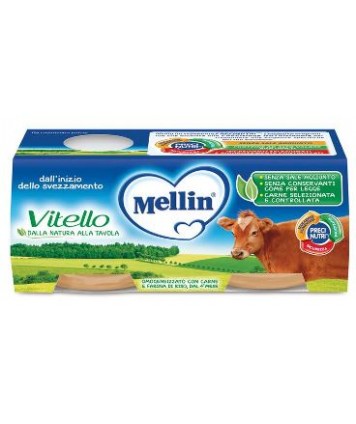 MELLIN-OMO.VITELLO 2X80G