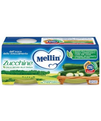 MELLIN OMOGENEIZZATO ZUCCHINE  2X80G