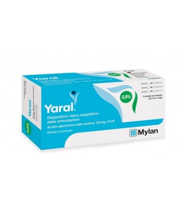 YARAL 0,8% 16MG 3SIR 2ML