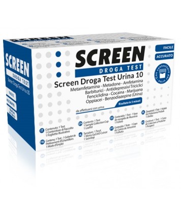 SCREEN DROGA TEST URINA 10