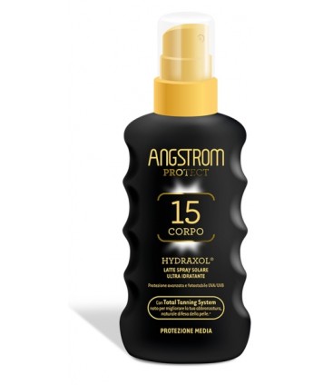 ANGSTROM PROTECT HYDRAXOL LATTE SPRAY SOLARE CORPO SPF15 175ML