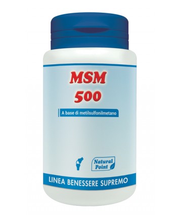 NATURAL POINT MSM 100 CAPSULE VEGETALI DA 500MG (PRODOTTO VEGANO) 