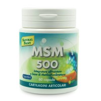 NATURAL POINT MSM 60 CAPSULE VEGETALI DA 500MG (PRODOTTO VEGANO)