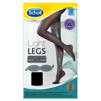 SCHOLL LIGHTLEGS20 DEN XL NERO