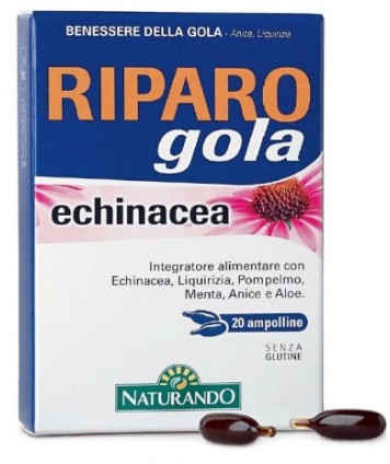 NATURANDO RIPARO GOLA ECHINACEA 20 AMPOLLINE