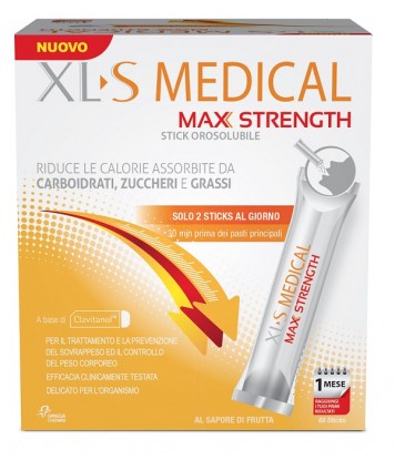 XLS MEDICAL MAX STRENGTH 60 STICK