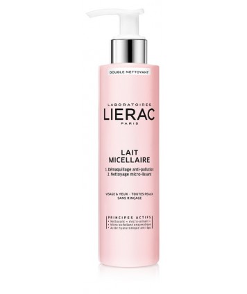 LIERAC DEMAQUILLANT LATTE MICELLARE DOPPIA AZIONE 200ML