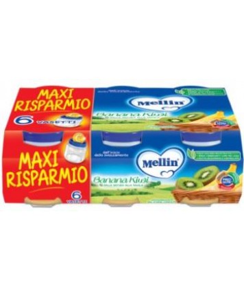 MELLIN-OMO BANANA/KIWI 6X100G