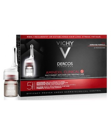 VICHY DERCOS AMINEXIL INTENSIVE TRATTAMENTO ANTI-CADUTA UOMO 42 FIALE