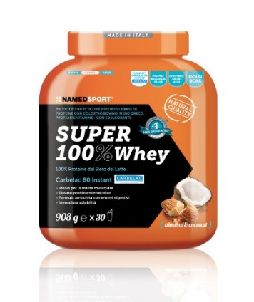 SUPER100% WHEY COCO/ALM 908G