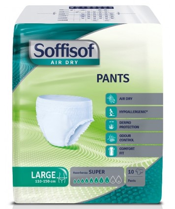 SOFFISOF AIR DRY PANTS SUPER L