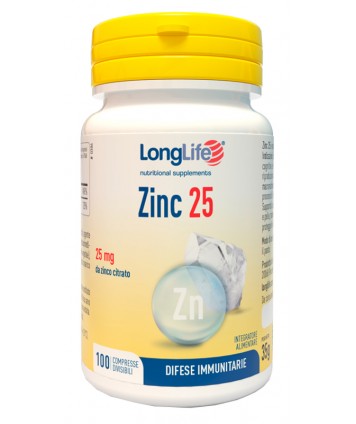 ZINC 100CPR LONG LIFE