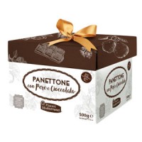 PIACERI MEDITERRANEI PANETTONE SENZA GLUTINE PERE E CIOCCOLATO 450G