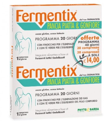 PHYTO GARDA FERMENTIX PANCIA PIATTA E GONFIORE 40 COMPRESSE