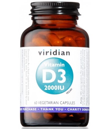 VITAMIN D3 2000IU 60CP VEG NATUR