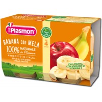 PLASMON OMO BANANA MELA 2X104G