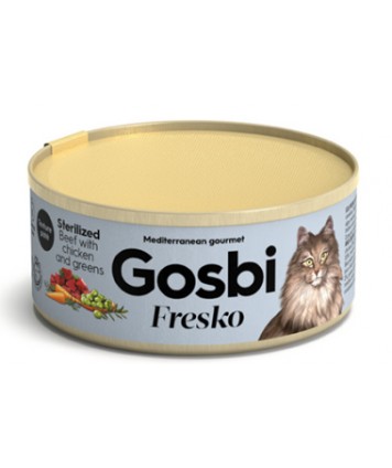 GOSBI FRESKO CAT ST BEEF/CH/GR