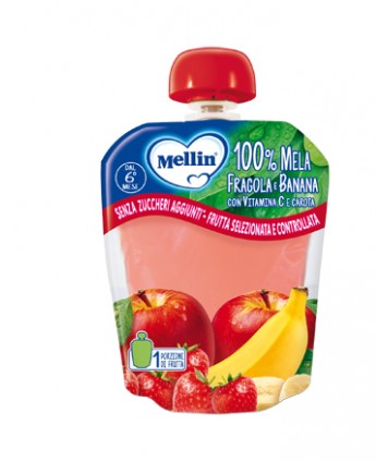 MELLIN 100% MELA FRAGOLA BANAN