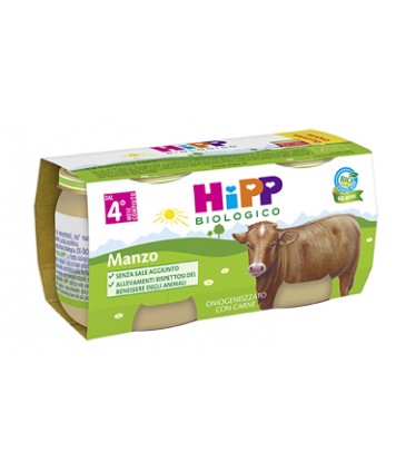 HIPP BIO OMOG MANZO 2X80G