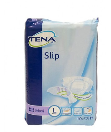 TENA SLIP MAXI PAN L 10PZ 711010