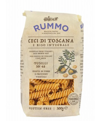 RUMMO FUSILLI N 48 CECI DI TOSCANA E RISO INTEGRALE 300 G