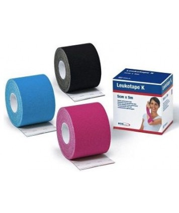 LEUKOTAPE K 5CMX5MT MEDIA ROSA