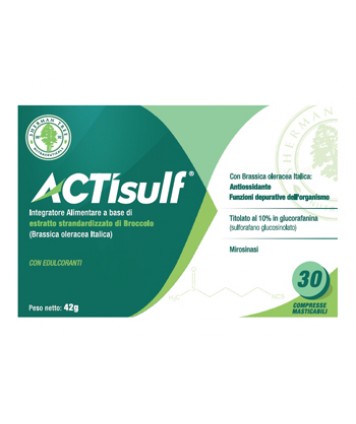 ACTISULF 600MG 30CPR MASTIC