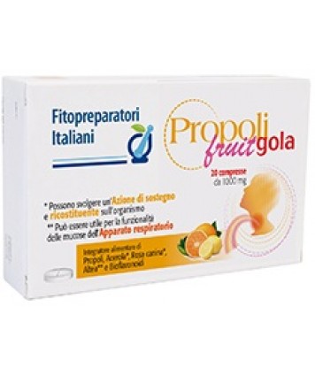 PROPOLI FRUIT GOLA 20CPR