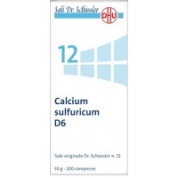 CALCIUM SULF 12 D 6 CPR  50G SS