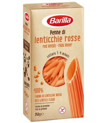 BARILLA PENNE LENTIC ROS 250G