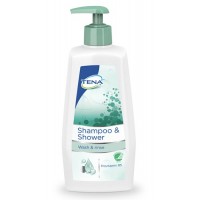 TENA SHAMPOO&SHOWER 500ML 1207