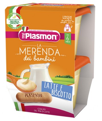 PLASMON MEREN LATTE BISC 2X120G