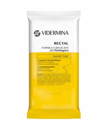 VIDERMINA RECTAL SALVIETTE 15PZ