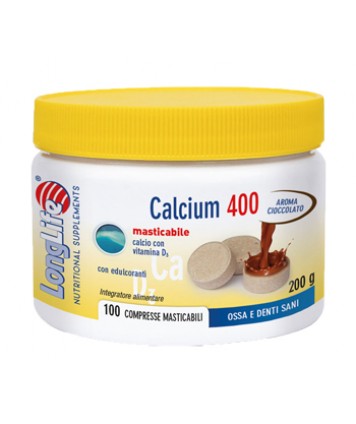 LONGLIFE CALCIUM CACAO 100CPR