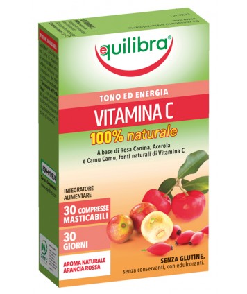 VITAMINA C 100% NAT 30CP EQUILIB