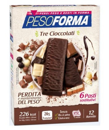 PESOFORMA BARR 3 CIOCCOLATI