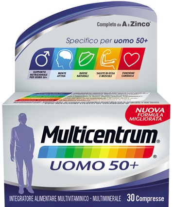 MULTICENTRUM UOMO 50+ 30CPR