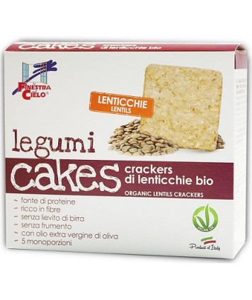 CRACKERS LENTI BIO LEGUMICAKES