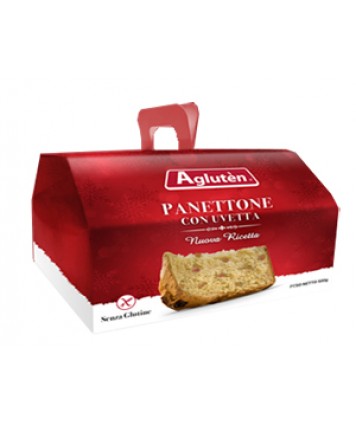 AGLUTEN PANETTONE C/UVETTA 500G