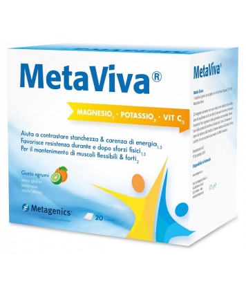 METAVIVA MG/K/VIT C 20BUST