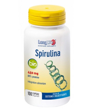 LONGLIFE SPIRULINA BIO 100CPS