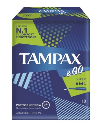 TAMPAX &GO SUPER 18PZ 8423