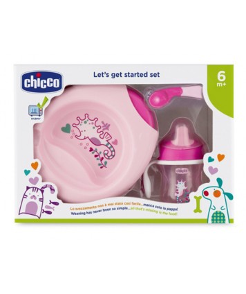 CH SET PAPPA 6M+ ROSA C/CUCCH