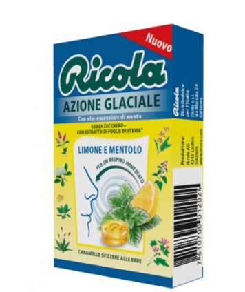 RICOLA AZIONE GLACIALE LIMONE E MENTOLO 50 G