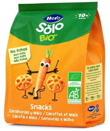 HERO SOLO SNACK CAROTA/MAIS40G