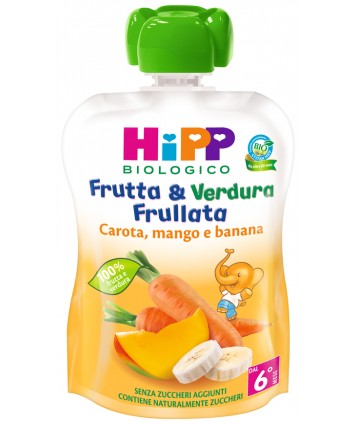 HIPP BIO FRUT&VERD CAR/MAN/BAN