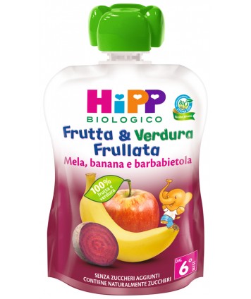 HIPP BIO FRUT&VERD MEL/BAN/BAR