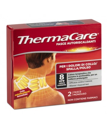 FASCE AUTORISCALDANTI A CALORE TERAPEUTICO THERMACARE COLLO/SPALLA/POLSO 2 PEZZI