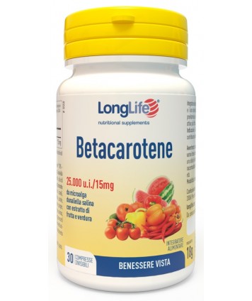 LONGLIFE BETACAROTENE 30CPR